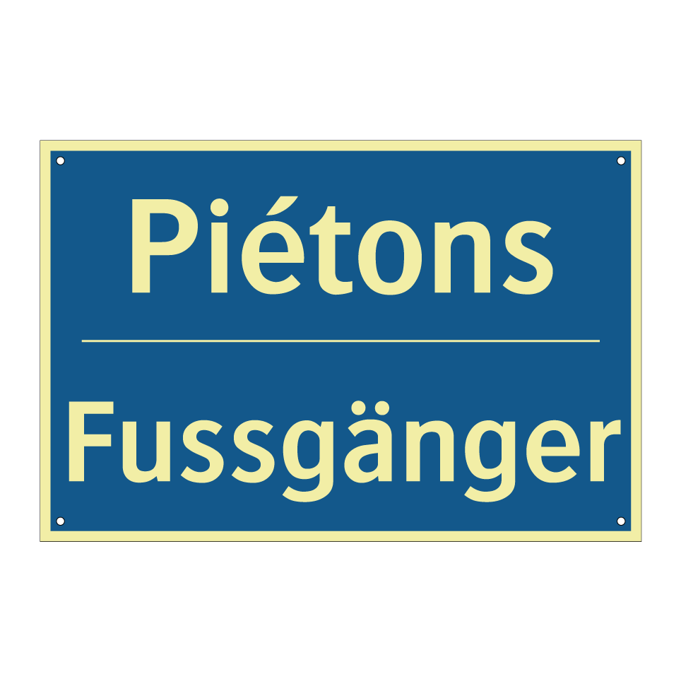 Fussgänger - Piétons