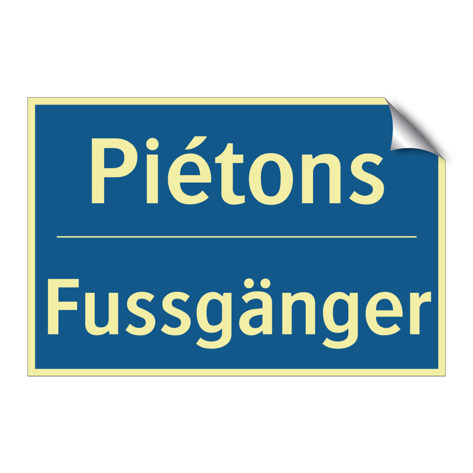 Fussgänger - Piétons
