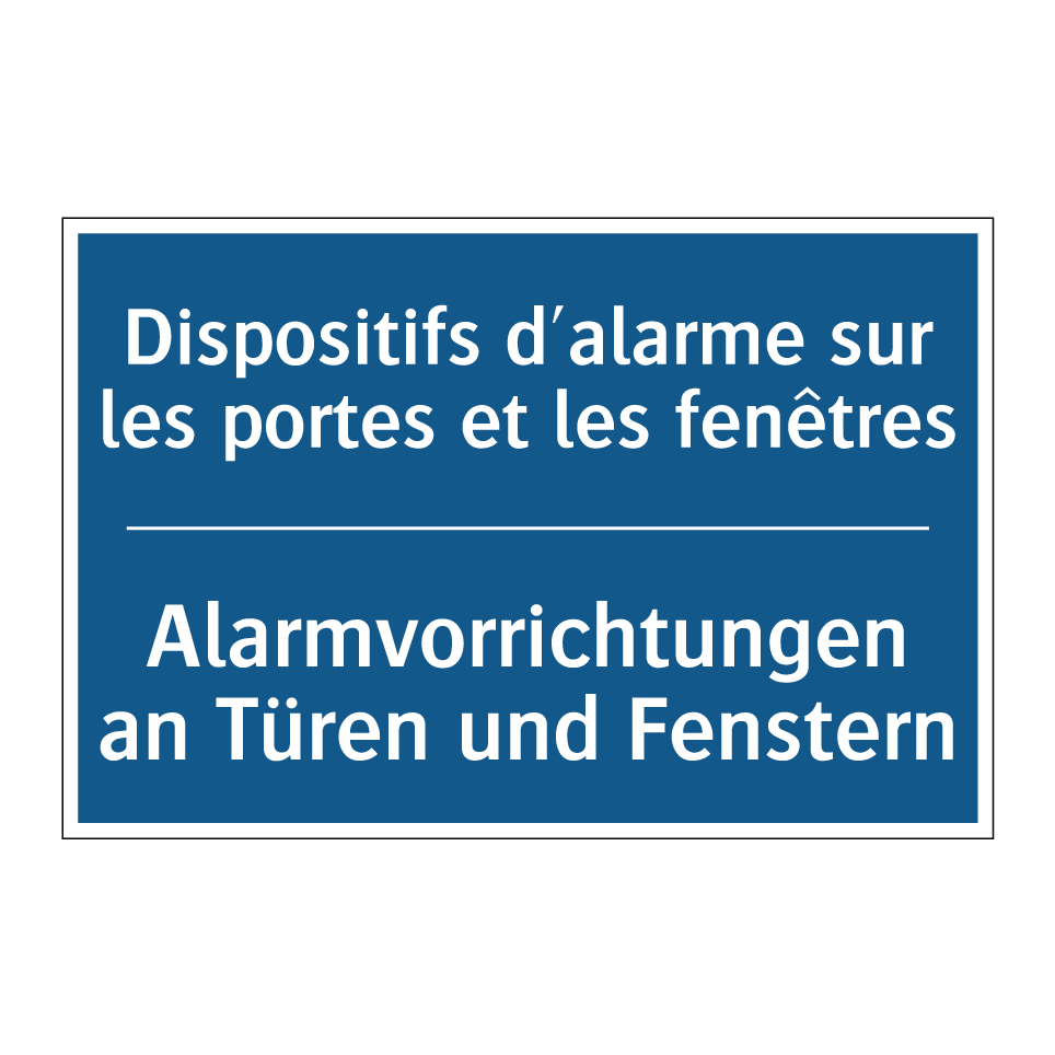 Alarmvorrichtungen an Türen und  /.../ - Dispositifs d'alarme sur les portes  /.../