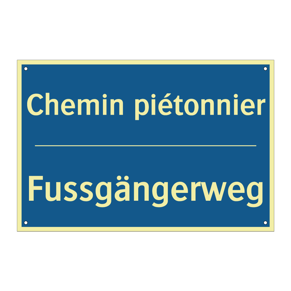 Fussgängerweg - Chemin piétonnier