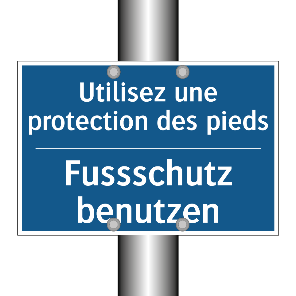Fussschutz benutzen - Utilisez une protection des pieds /.../