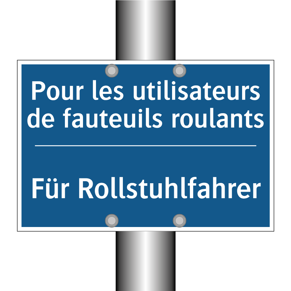Für Rollstuhlfahrer - Pour les utilisateurs de fauteuils  /.../