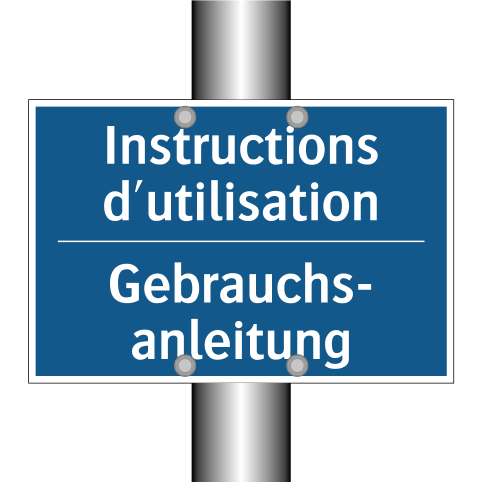 Gebrauchs- anleitung - Instructions d'utilisation