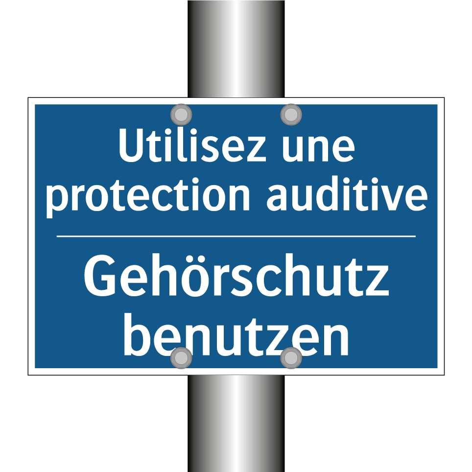 Gehörschutz benutzen - Utilisez une protection auditive /.../