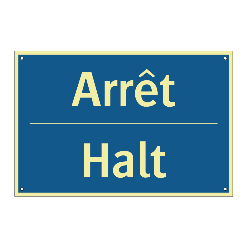 Halt - Arrêt