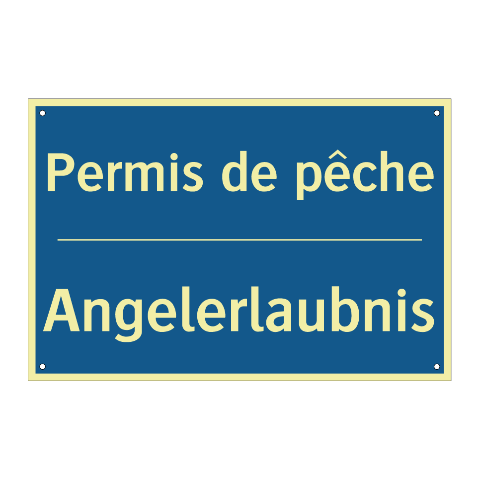 Angelerlaubnis - Permis de pêche