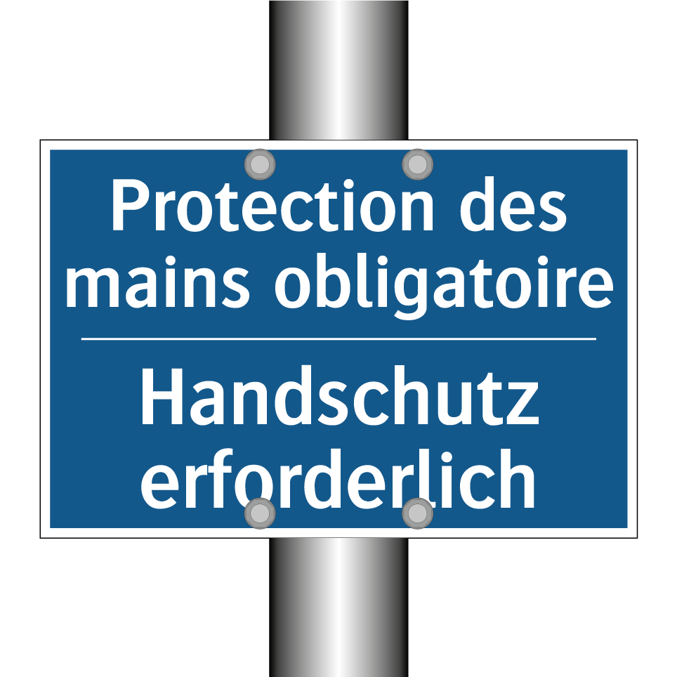 Handschutz erforderlich - Protection des mains obligatoire /.../
