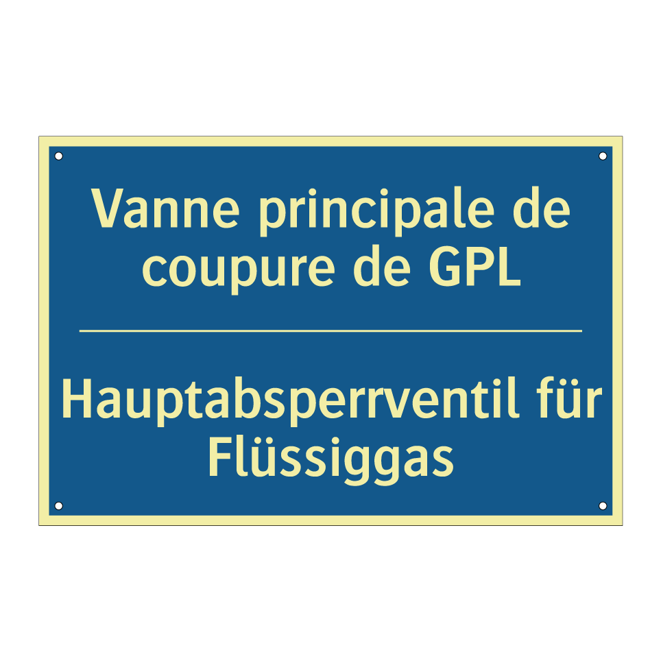 Hauptabsperrventil für Flüssiggas /.../ - Vanne principale de coupure de  /.../