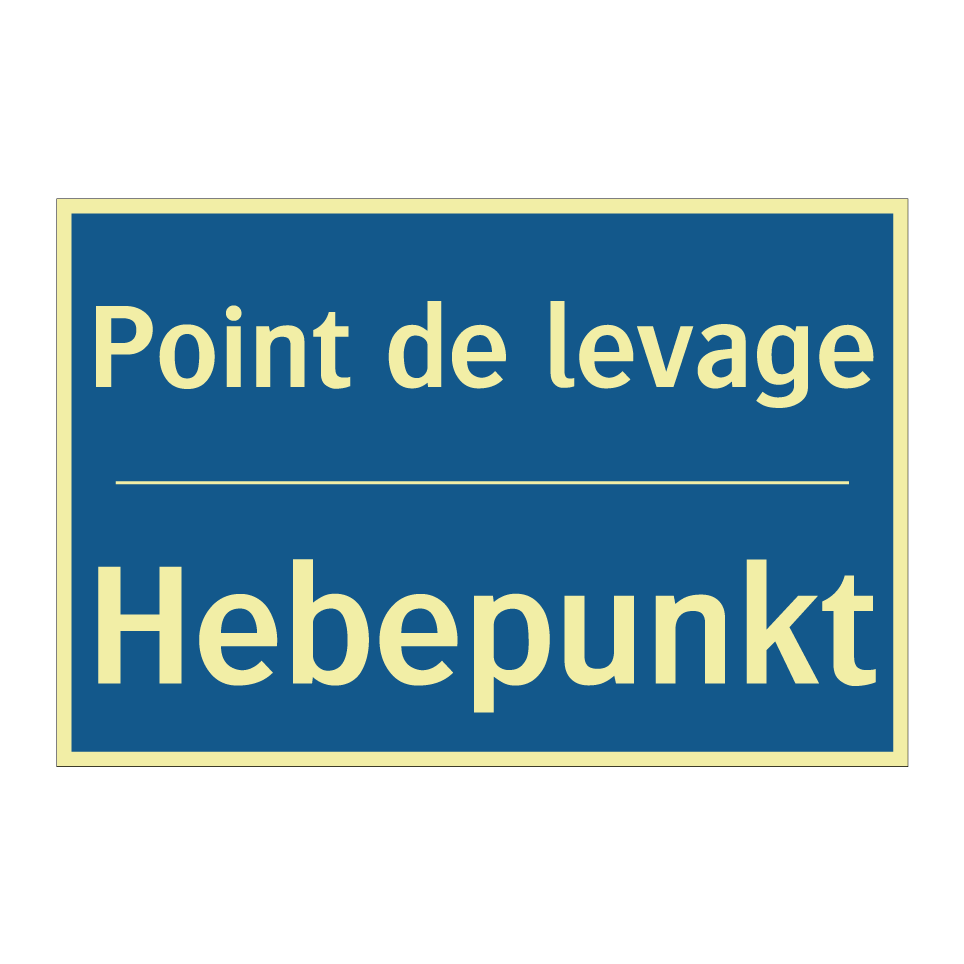 Hebepunkt - Point de levage