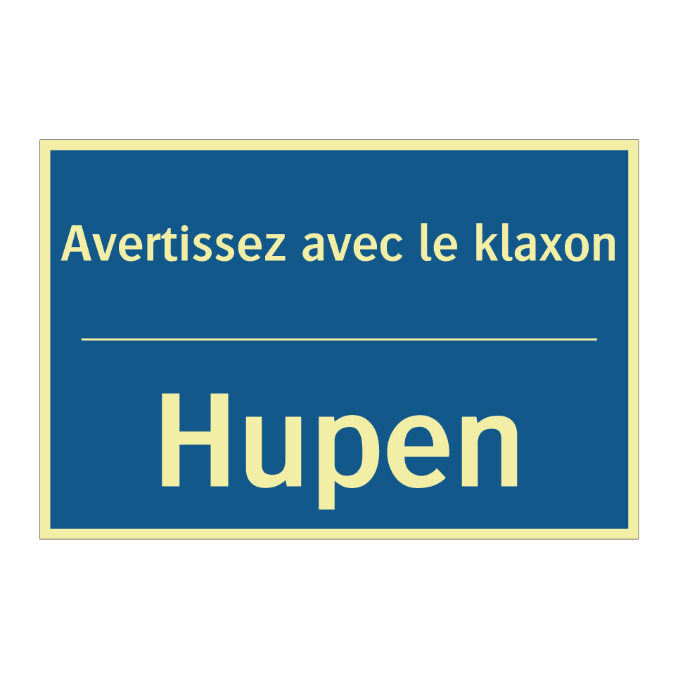 Hupen - Avertissez avec le klaxon