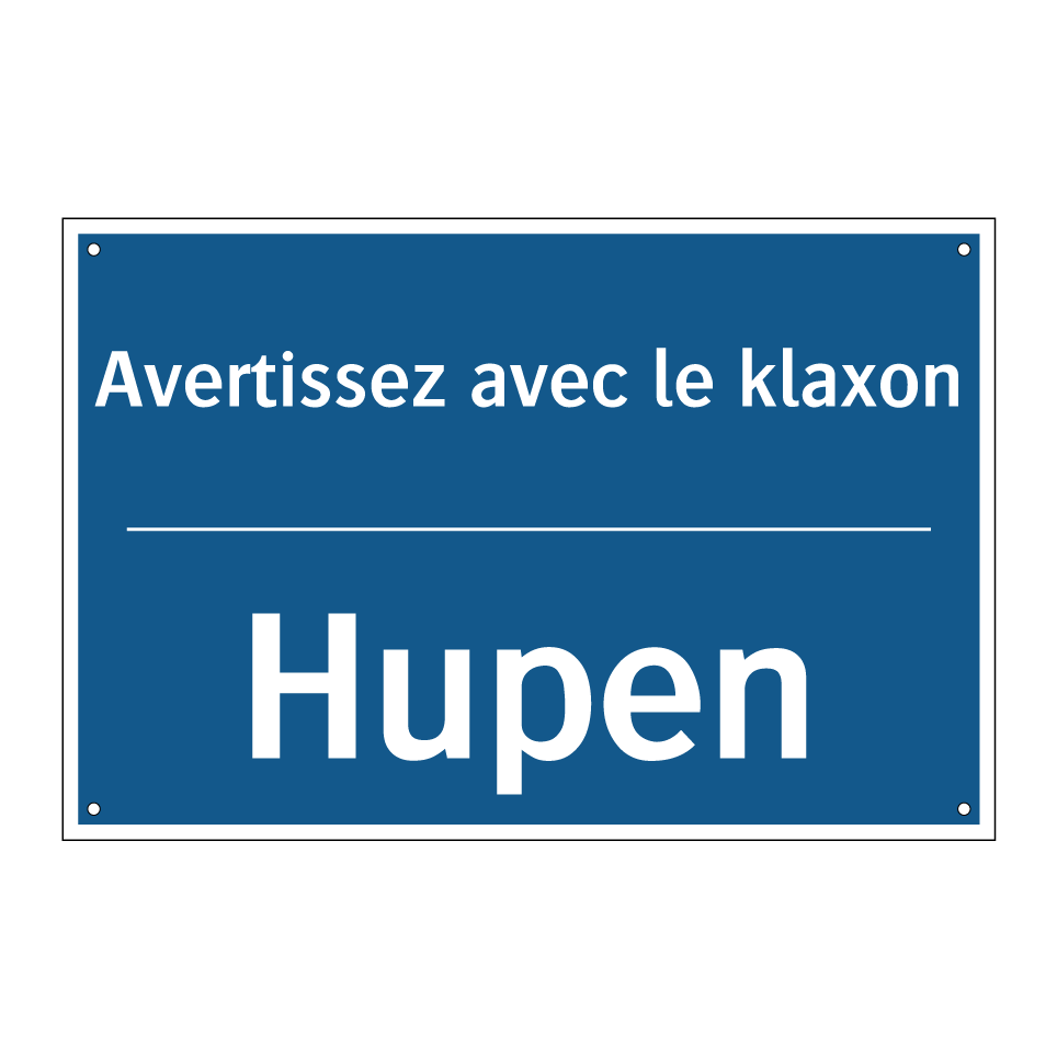 Hupen - Avertissez avec le klaxon