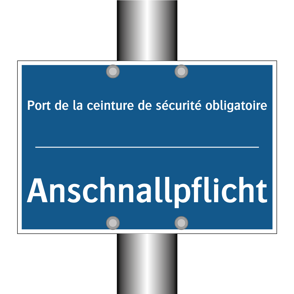 Anschnallpflicht - Port de la ceinture de sécurité  /.../