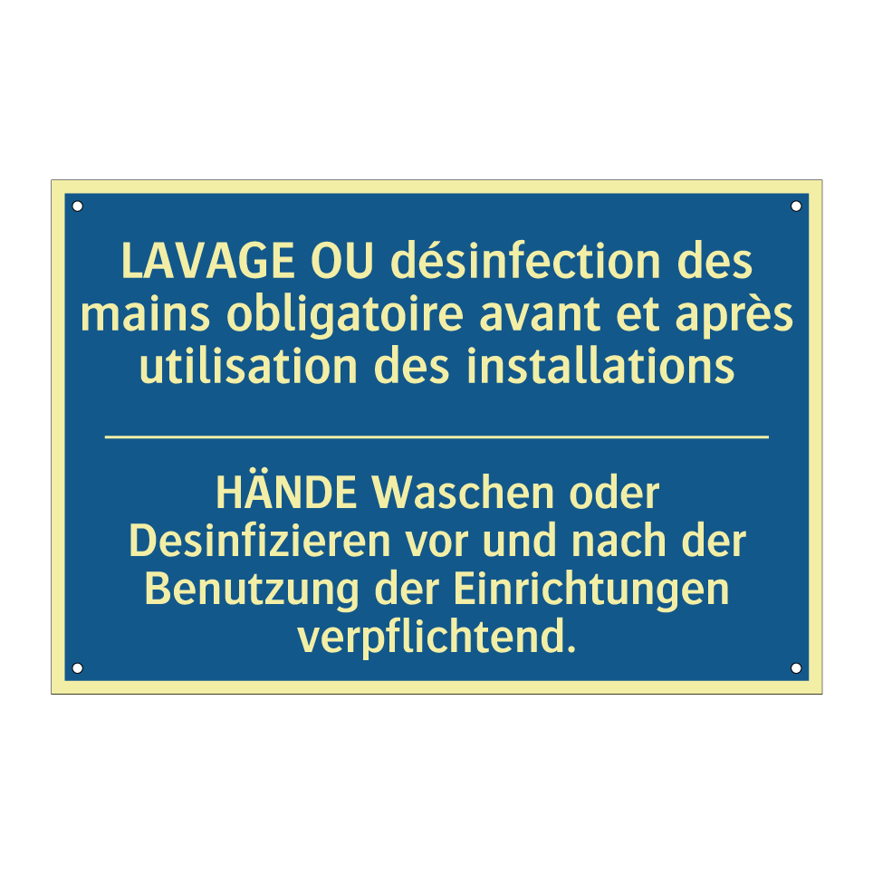 HÄNDE Waschen oder Desinfizieren  /.../ - LAVAGE OU désinfection des mains  /.../