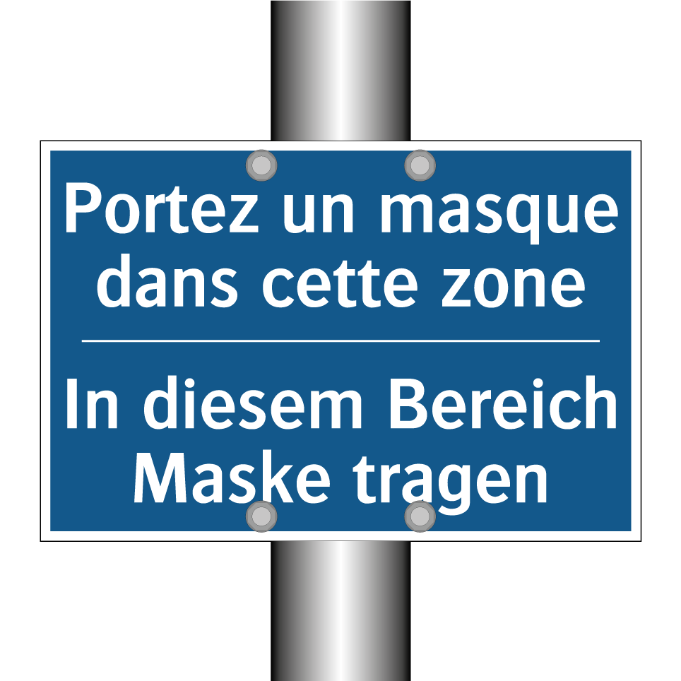 In diesem Bereich Maske tragen - Portez un masque dans cette zone /.../