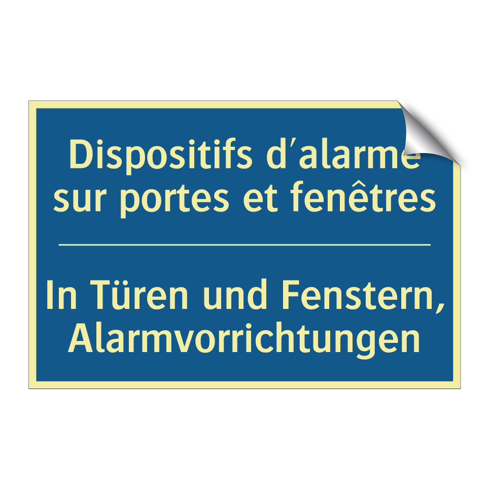 In Türen und Fenstern, Alarmvorrichtungen /.../ - Dispositifs d'alarme sur portes  /.../