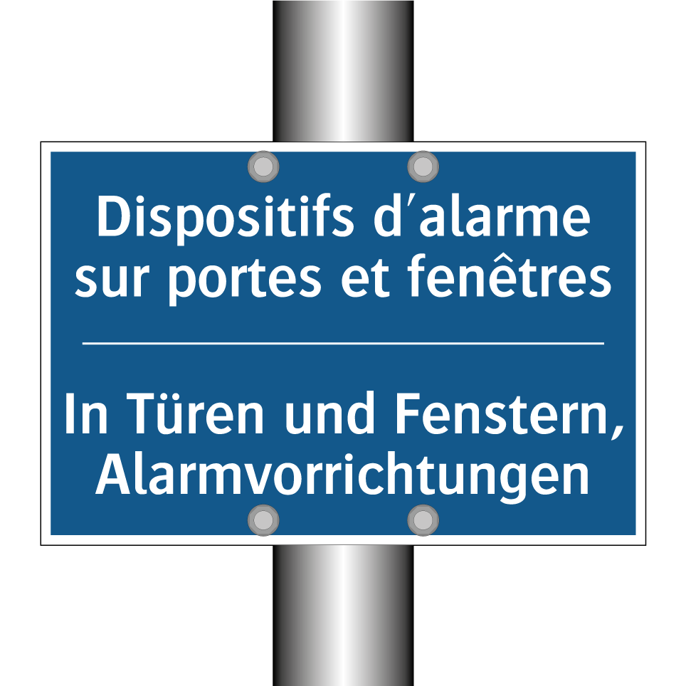 In Türen und Fenstern, Alarmvorrichtungen /.../ - Dispositifs d'alarme sur portes  /.../