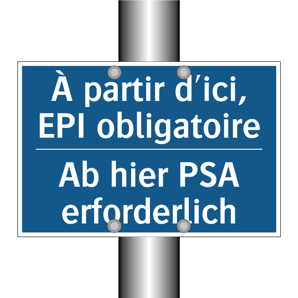 Ab hier PSA erforderlich - À partir d'ici, EPI obligatoire /.../
