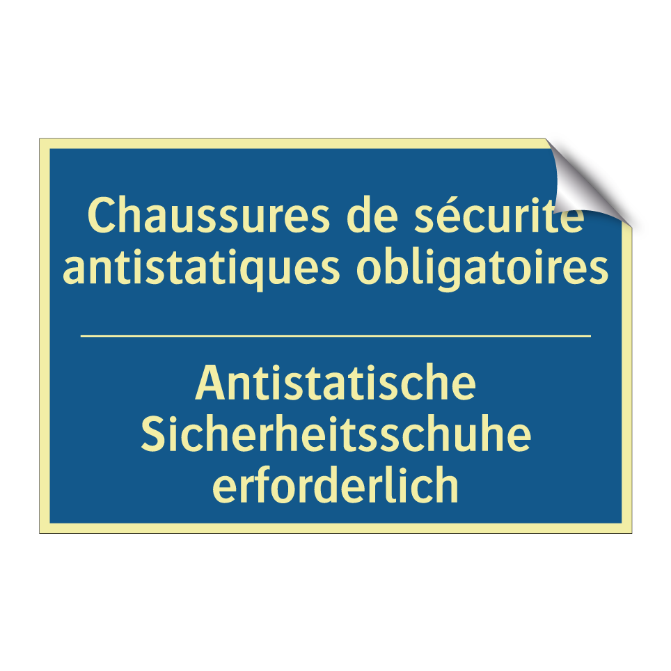 Antistatische Sicherheitsschuhe  /.../ - Chaussures de sécurité antistatiques  /.../
