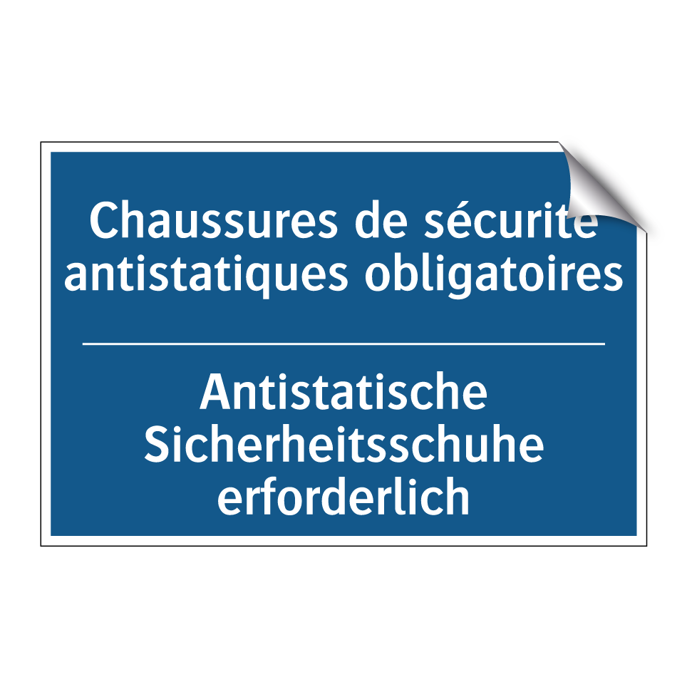 Antistatische Sicherheitsschuhe  /.../ - Chaussures de sécurité antistatiques  /.../