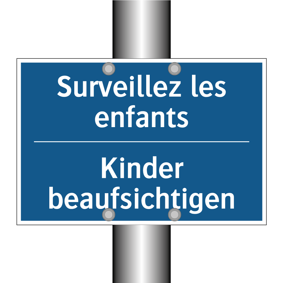 Kinder beaufsichtigen - Surveillez les enfants