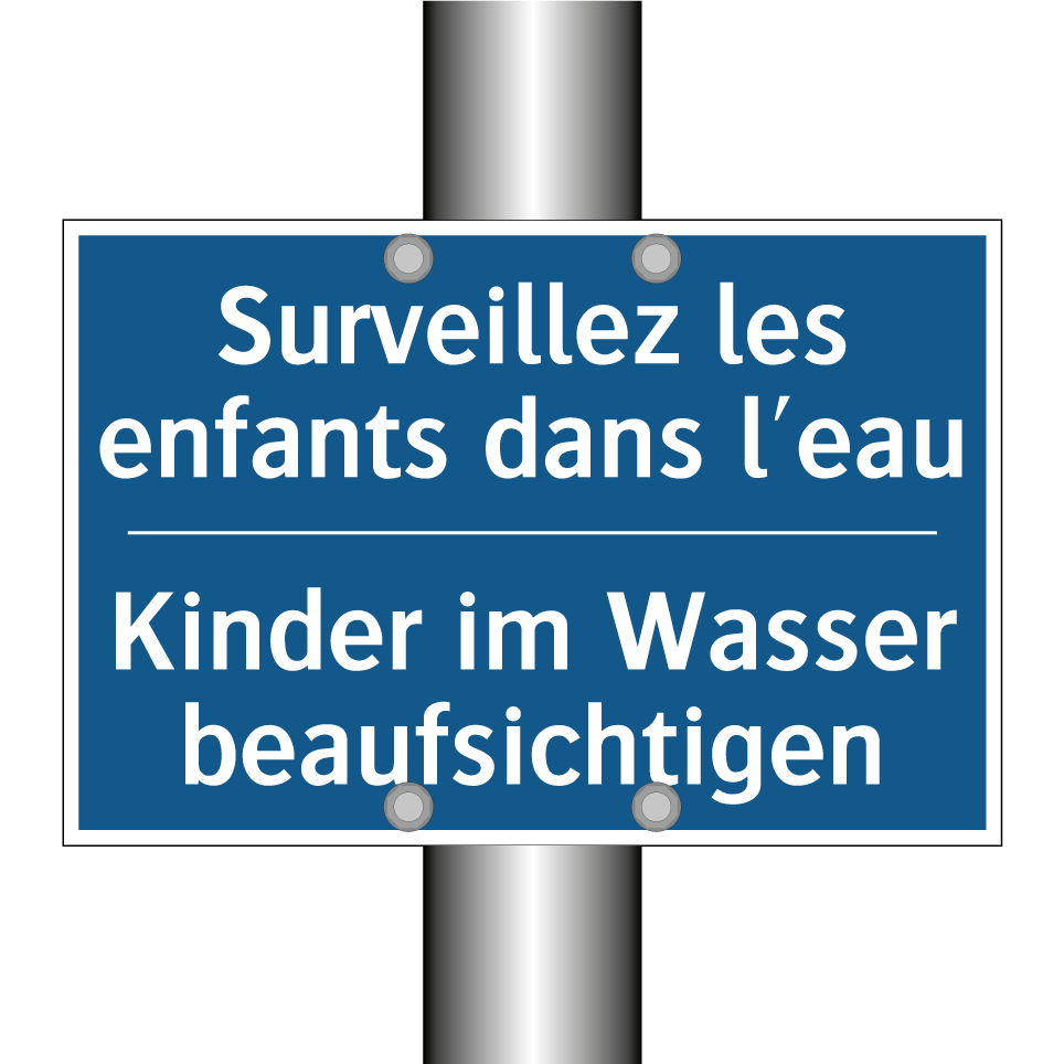 Kinder im Wasser beaufsichtigen /.../ - Surveillez les enfants dans l'eau /.../