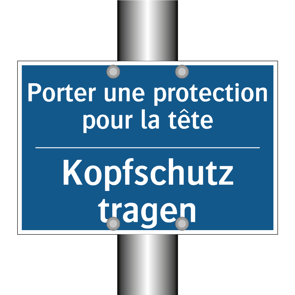 Kopfschutz tragen - Porter une protection pour la  /.../