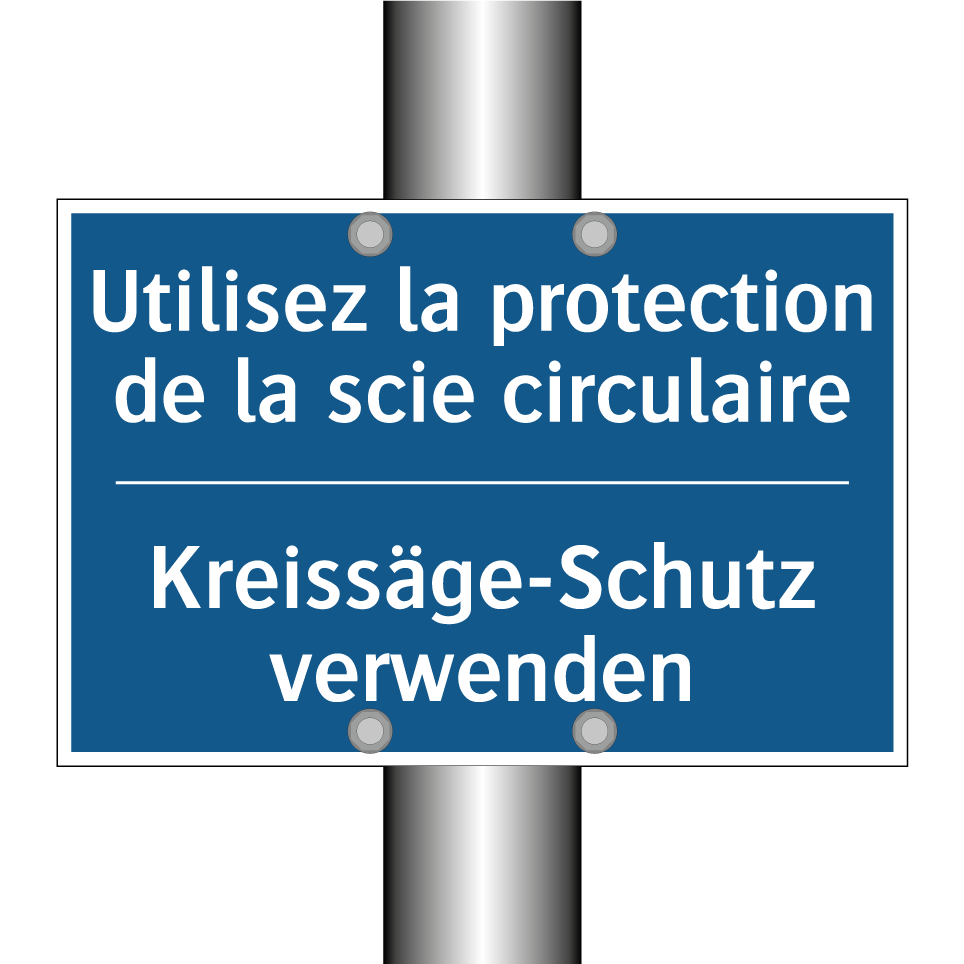 Kreissäge-Schutz verwenden - Utilisez la protection de la scie  /.../