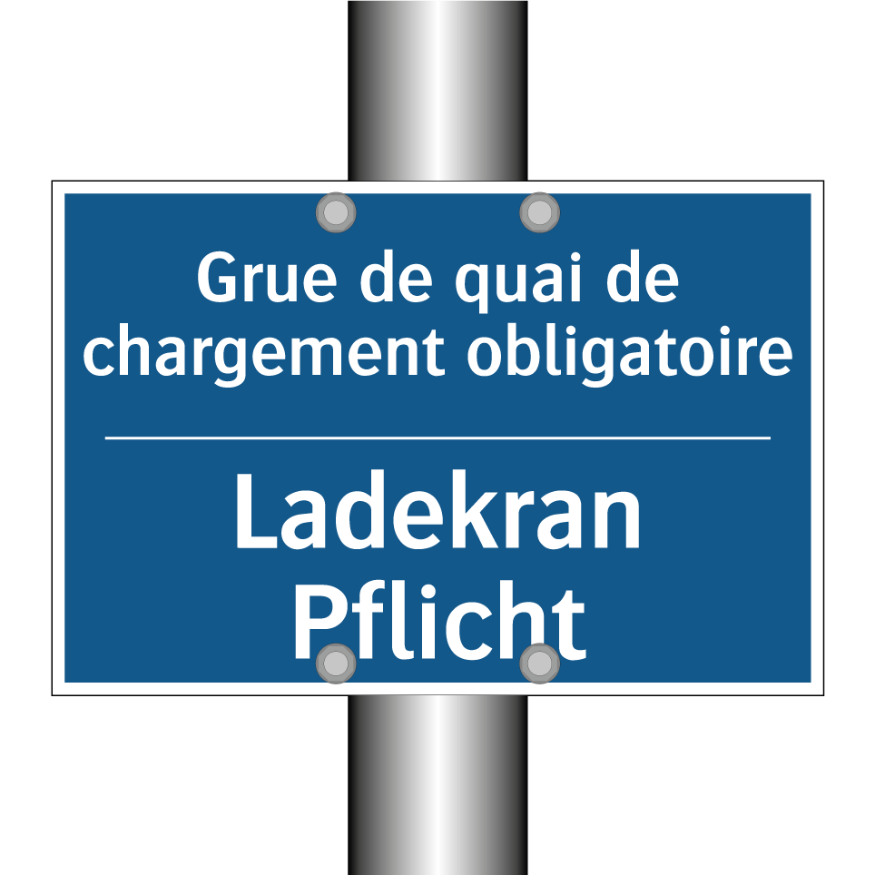 Ladekran Pflicht - Grue de quai de chargement obligatoire /.../