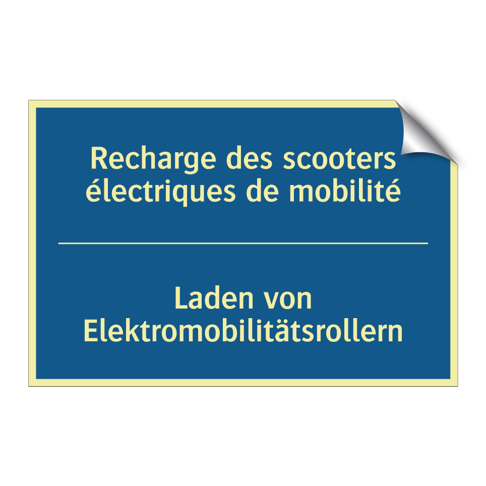 Laden von Elektromobilitätsrollern /.../ - Recharge des scooters électriques  /.../