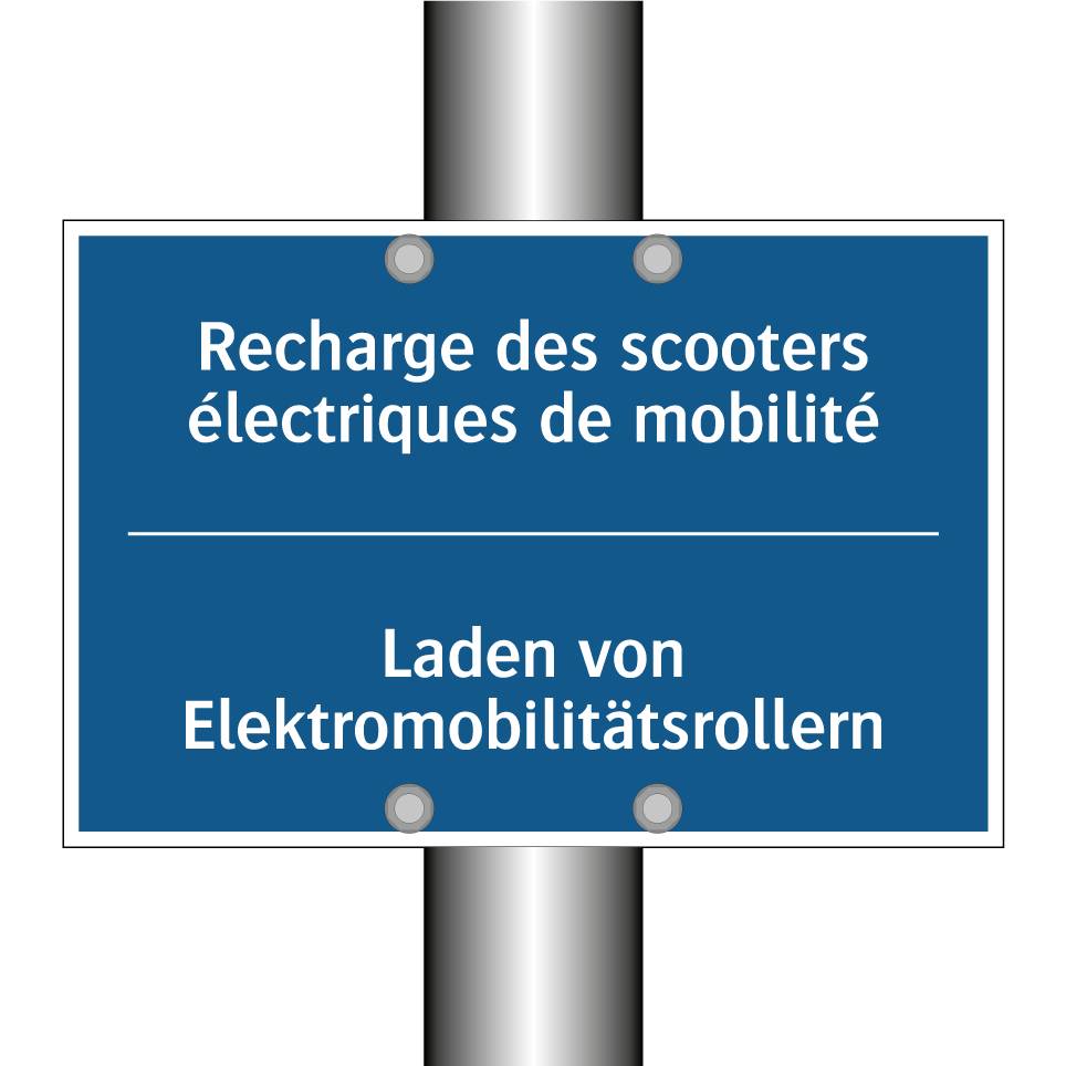 Laden von Elektromobilitätsrollern /.../ - Recharge des scooters électriques  /.../