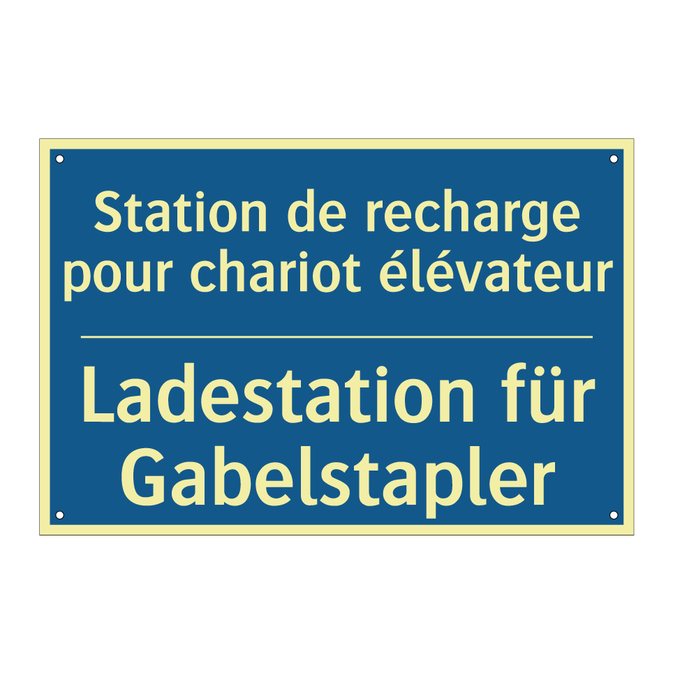 Ladestation für Gabelstapler - Station de recharge pour chariot  /.../