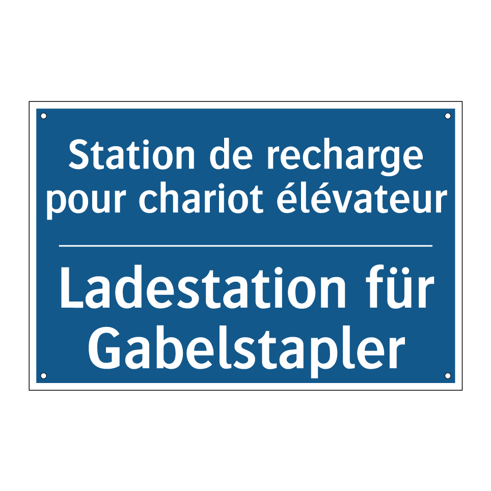 Ladestation für Gabelstapler - Station de recharge pour chariot  /.../