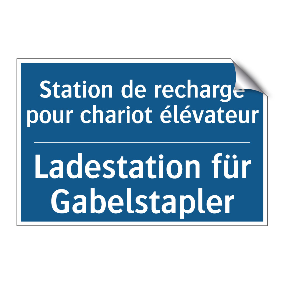 Ladestation für Gabelstapler - Station de recharge pour chariot  /.../