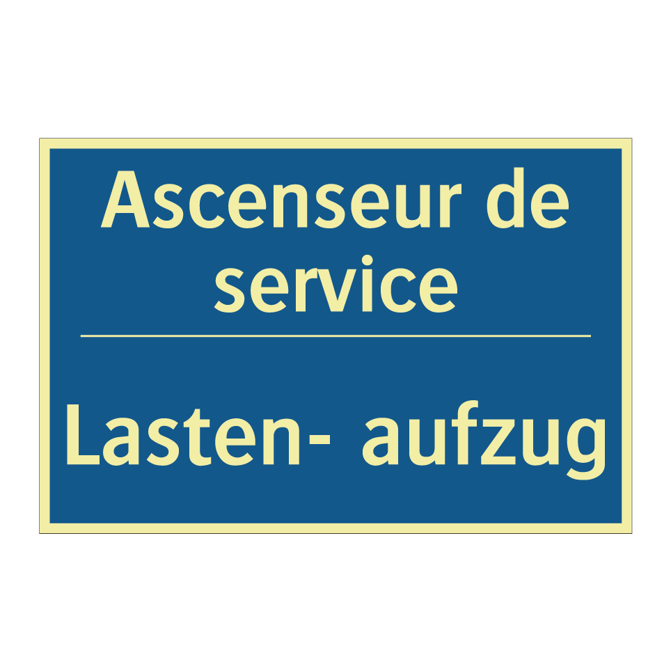 Lasten- aufzug - Ascenseur de service