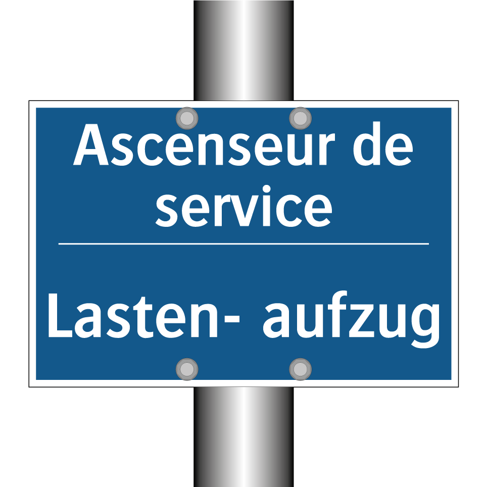 Lasten- aufzug - Ascenseur de service