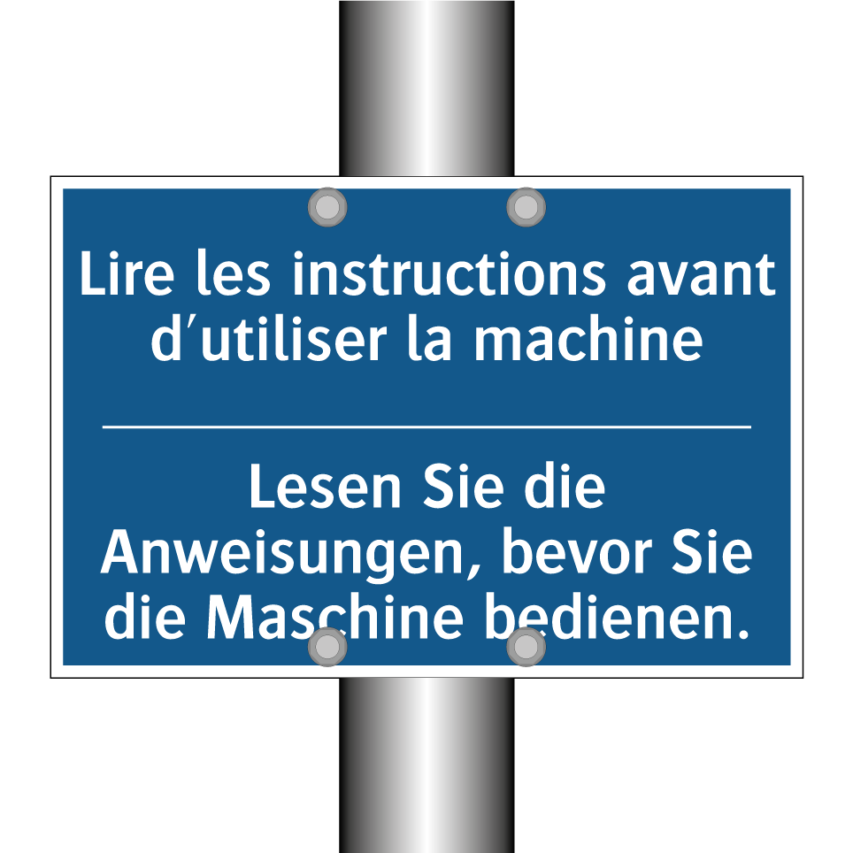 Lesen Sie die Anweisungen, bevor  /.../ - Lire les instructions avant d'utiliser  /.../