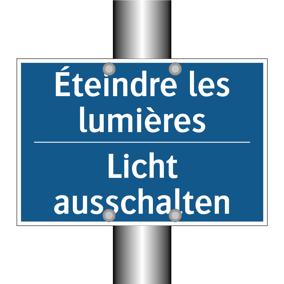 Licht ausschalten - Éteindre la lumière