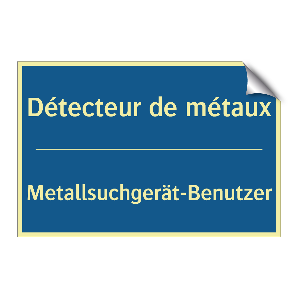 Metallsuchgerät-Benutzer - Détecteur de métaux