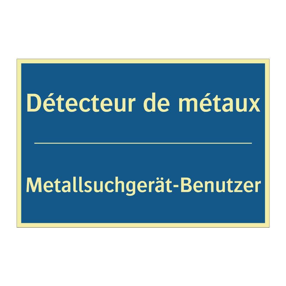 Metallsuchgerät-Benutzer - Détecteur de métaux