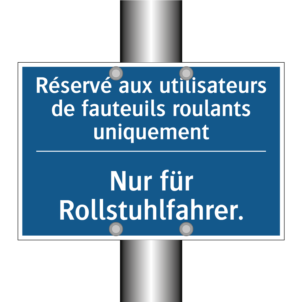 Nur für Rollstuhlfahrer. - Réservé aux utilisateurs de fauteuils  /.../