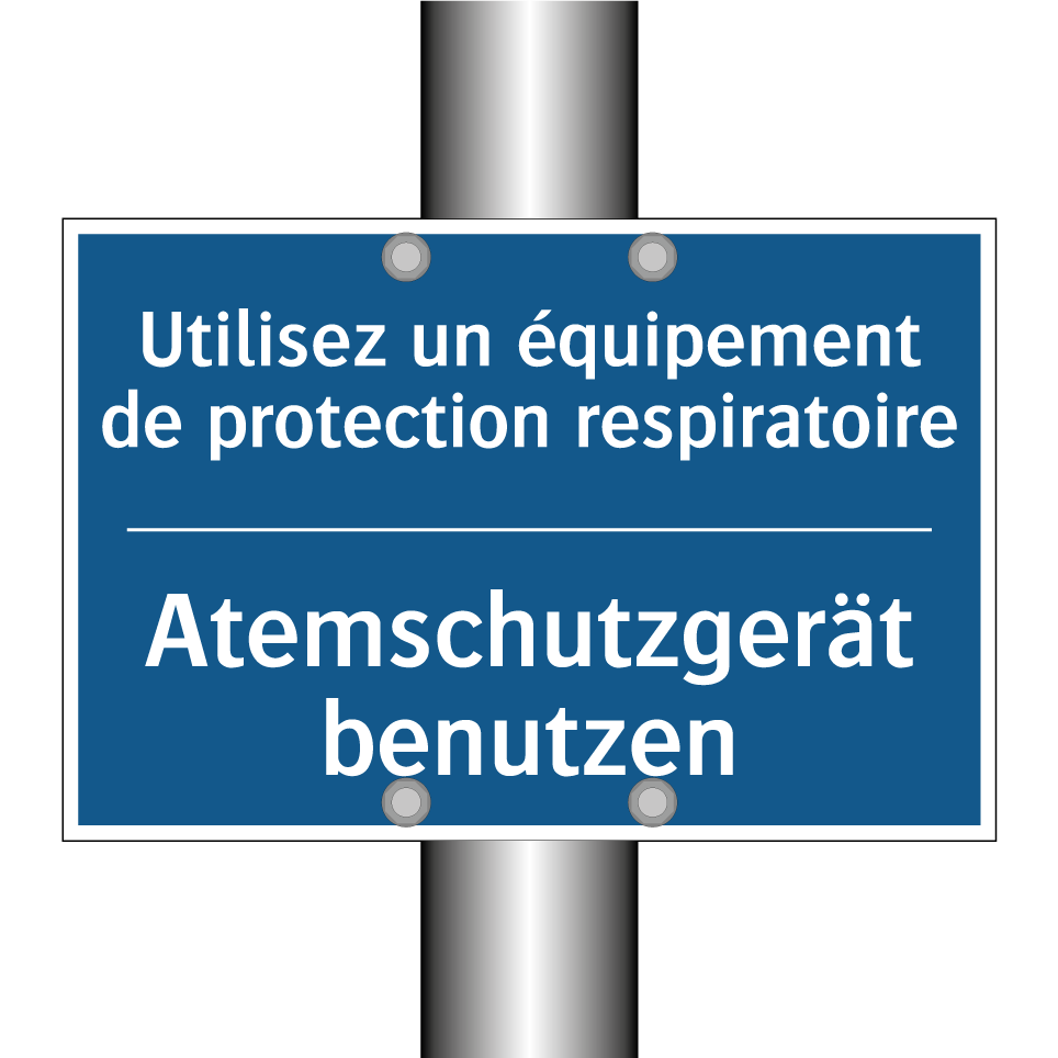 Atemschutzgerät benutzen - Utilisez un équipement de protection  /.../