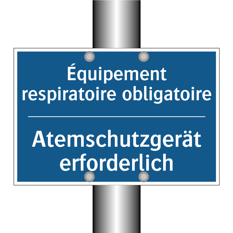 Atemschutzgerät erforderlich - Équipement respiratoire obligatoire /.../