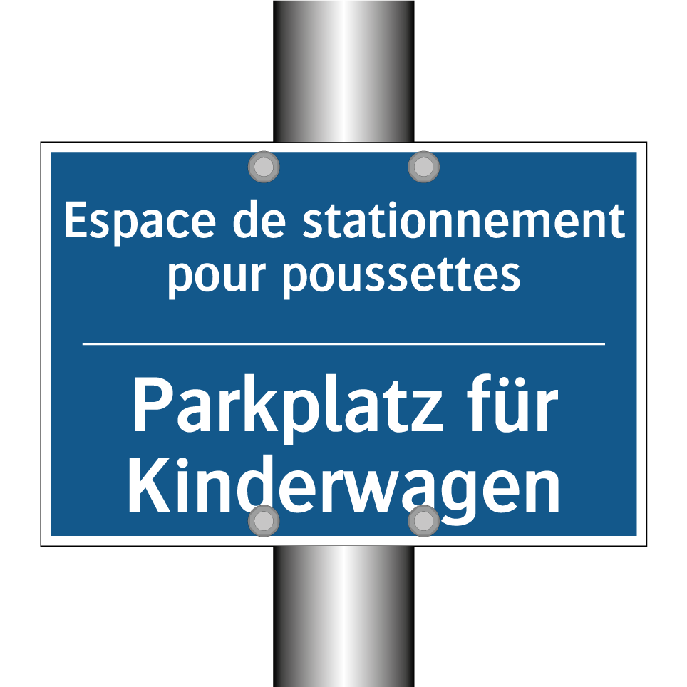 Parkplatz für Kinderwagen - Espace de stationnement pour poussettes /.../