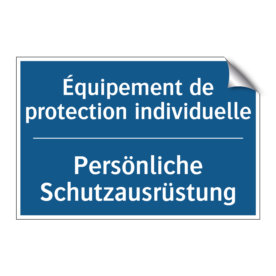 Persönliche Schutzausrüstung - Équipement de protection individuelle /.../