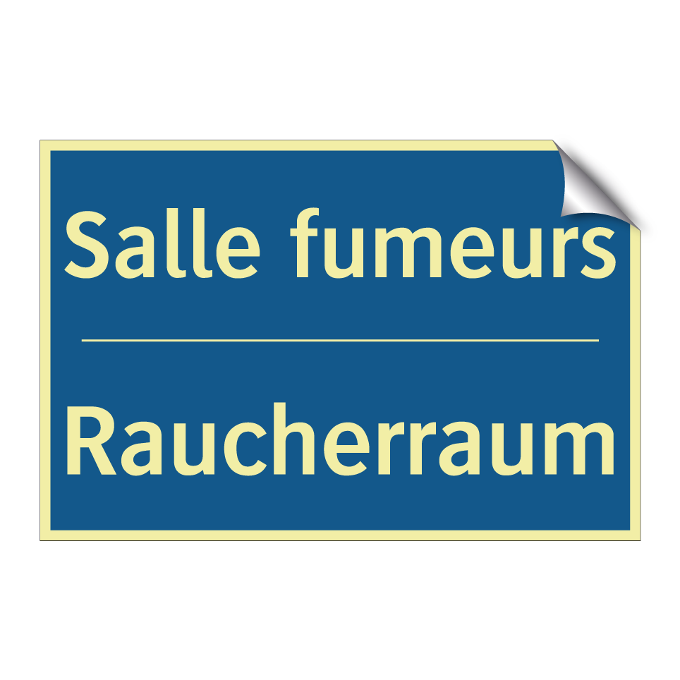 Raucherraum - Salle fumeurs