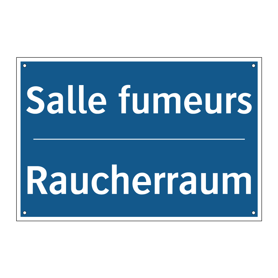 Raucherraum - Salle fumeurs