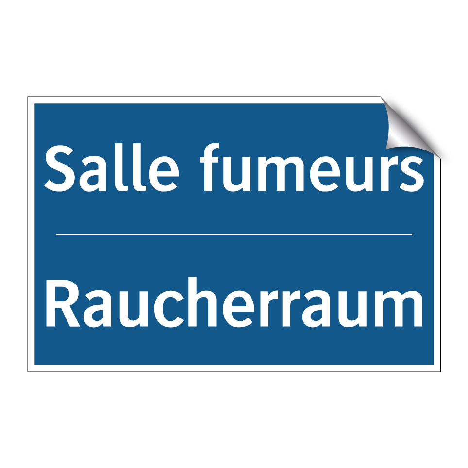 Raucherraum - Salle fumeurs