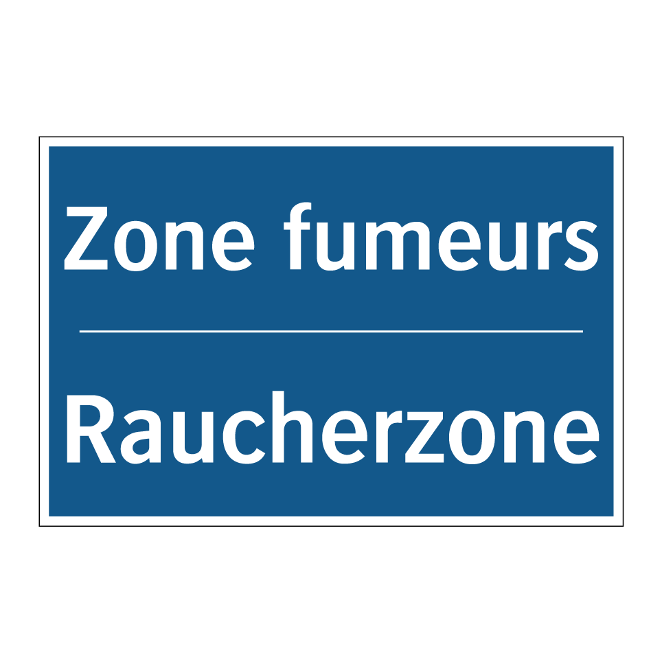 Raucherzone - Zone fumeurs