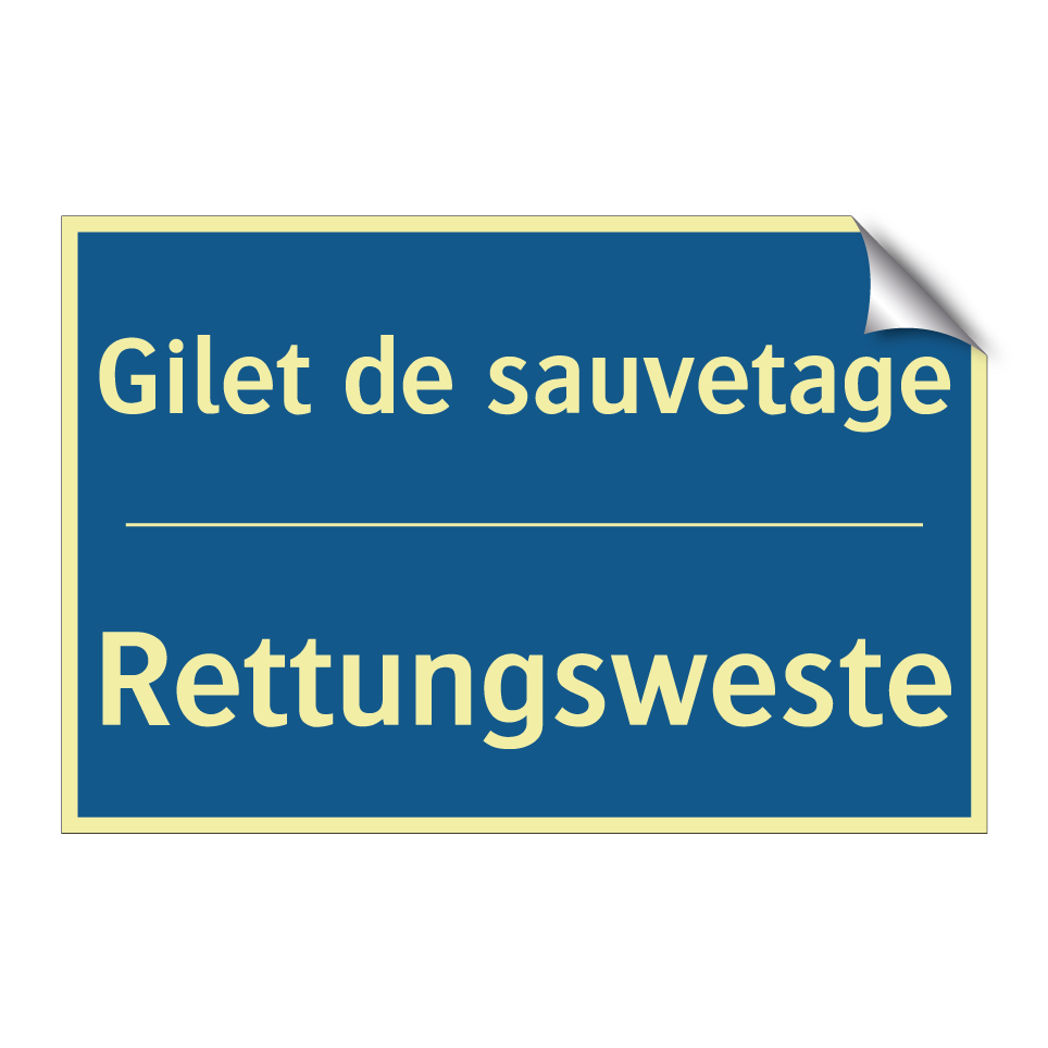 Rettungsweste - Gilet de sauvetage