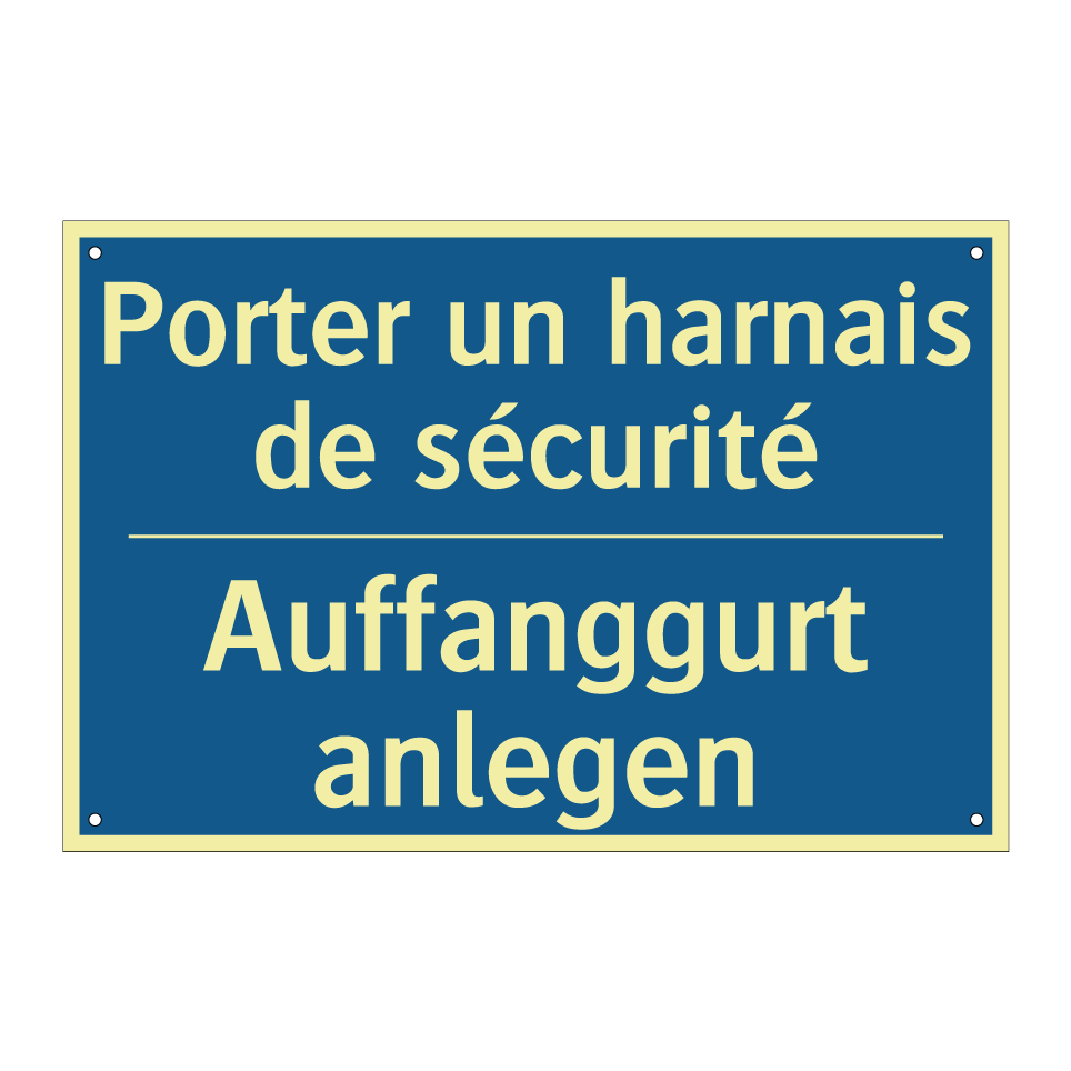 Auffanggurt anlegen - Porter un harnais de sécurité